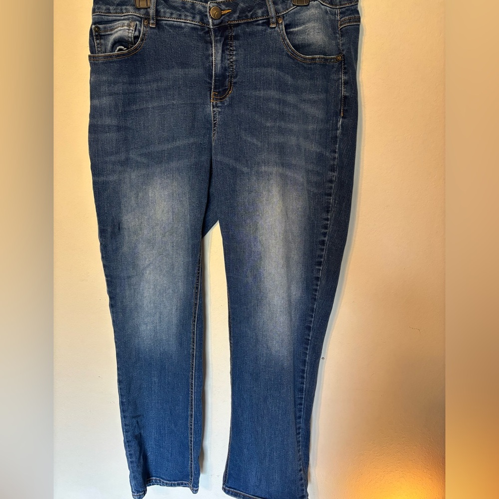 Est. 1946 Denim by Chico's Jeans Size 16W Medium Wash Straight Leg